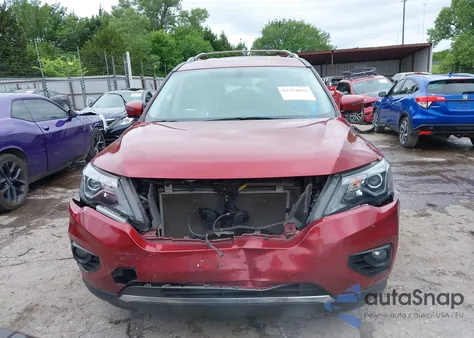 2017 Nissan Pathfinder Sl z USA, uszkodzony, nr VIN 5N1DR2MN4HC694352